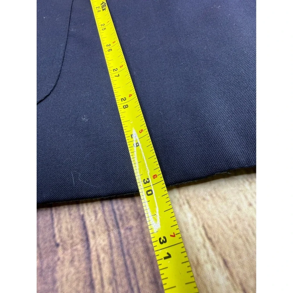 Vintage Gucci Navy Blue Wool Double Breasted Blazer Jacket Made in Italy